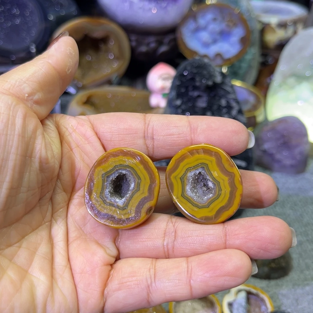 紫晶摆件未镶嵌水晶