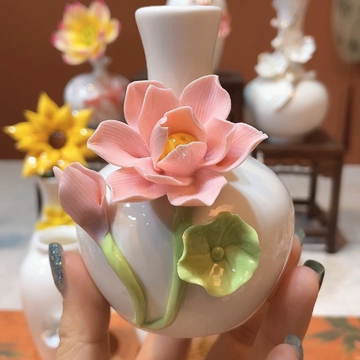 摆件手工陶瓷精致摆件