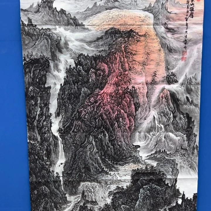 国画纯手绘作品欣赏图