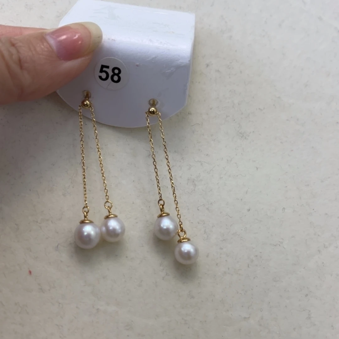 【闪购商品】淡水珍珠耳饰未镶嵌