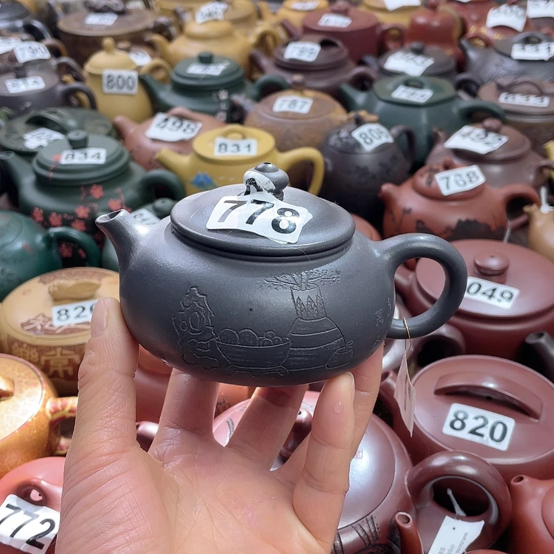 紫砂茶壶微瑕紫砂