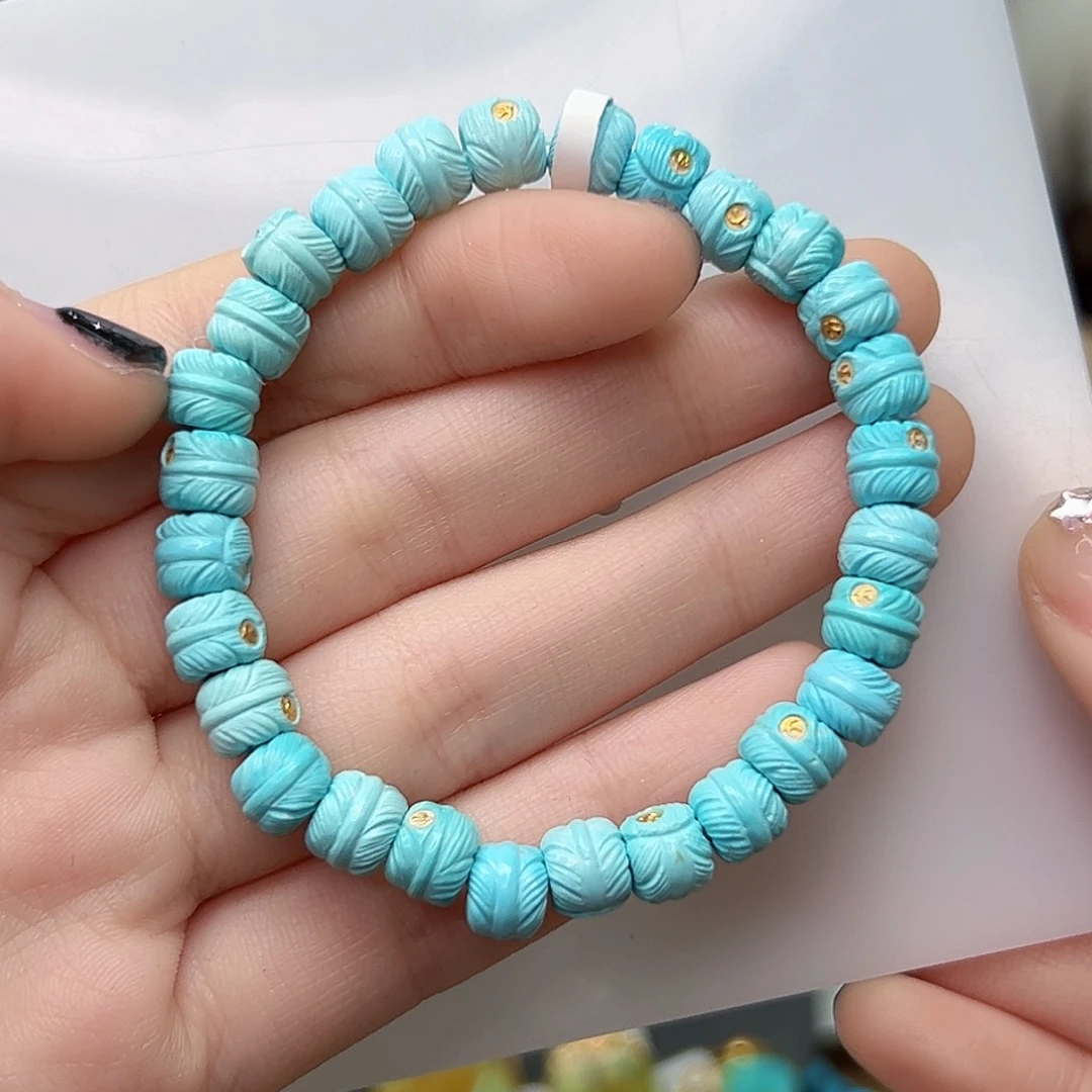 绿松石珠宝奇石未镶嵌