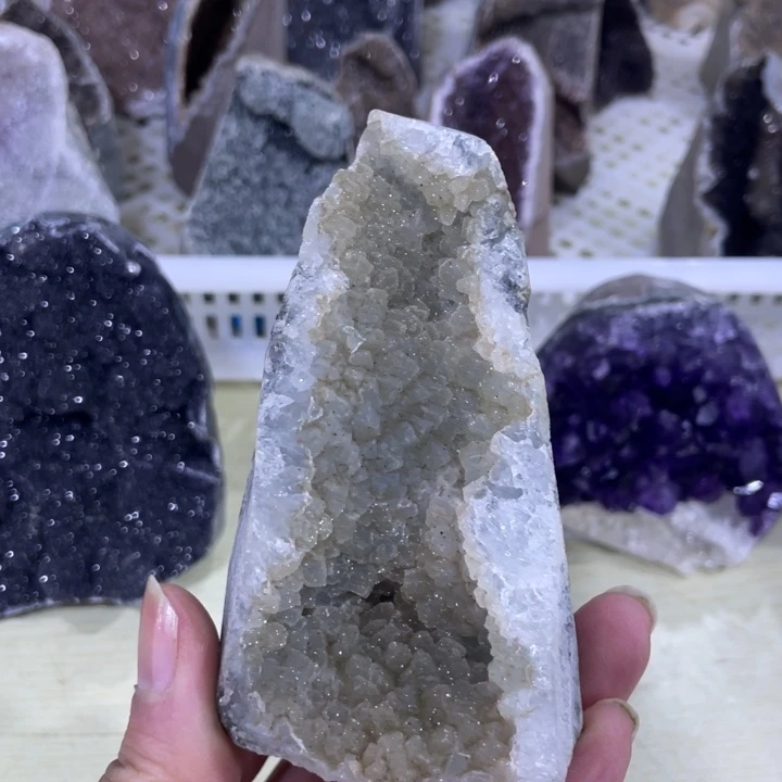 紫晶水晶牙软未镶嵌
