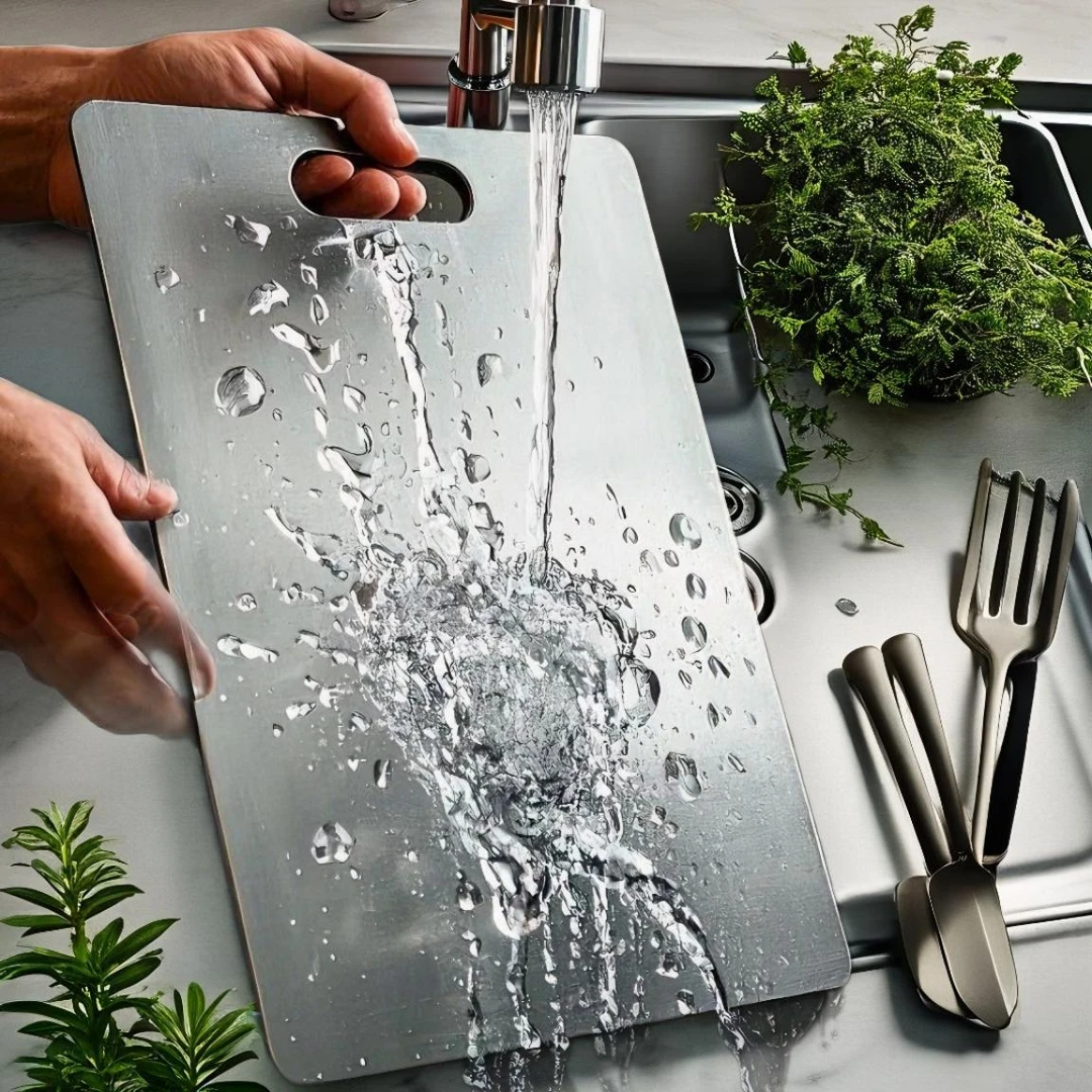 S切菜板家用304切菜双面不锈钢菜板砧板和面板生熟分离多功能菜板