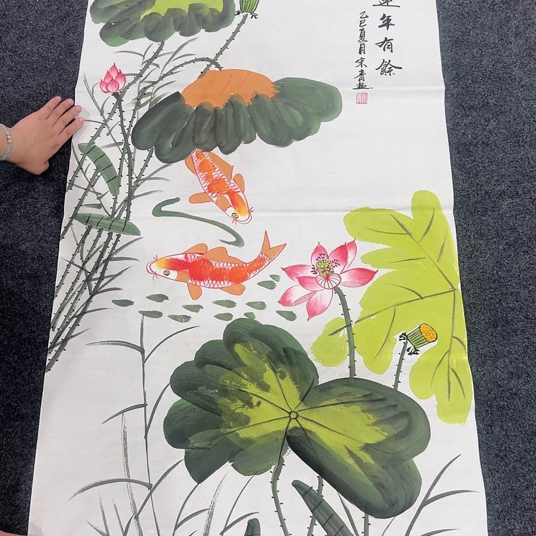 国画花鸟等野客厅和餐厅等