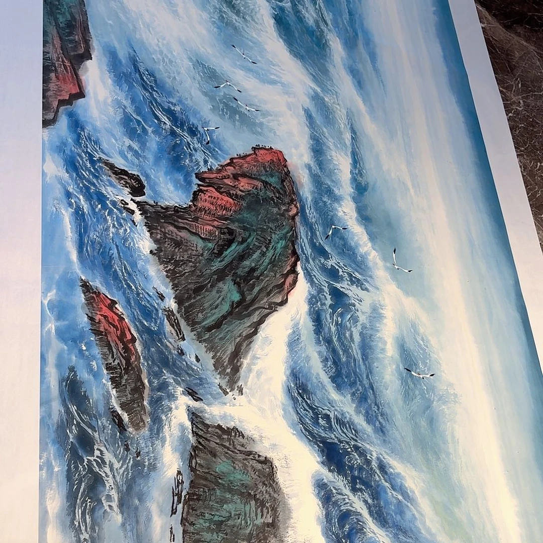 瑞***）横款精品书画作品