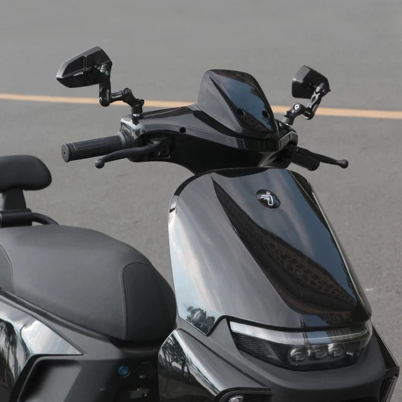 电动踏板摩托车通用机甲巴风特镜座款后视镜电动车改装配件