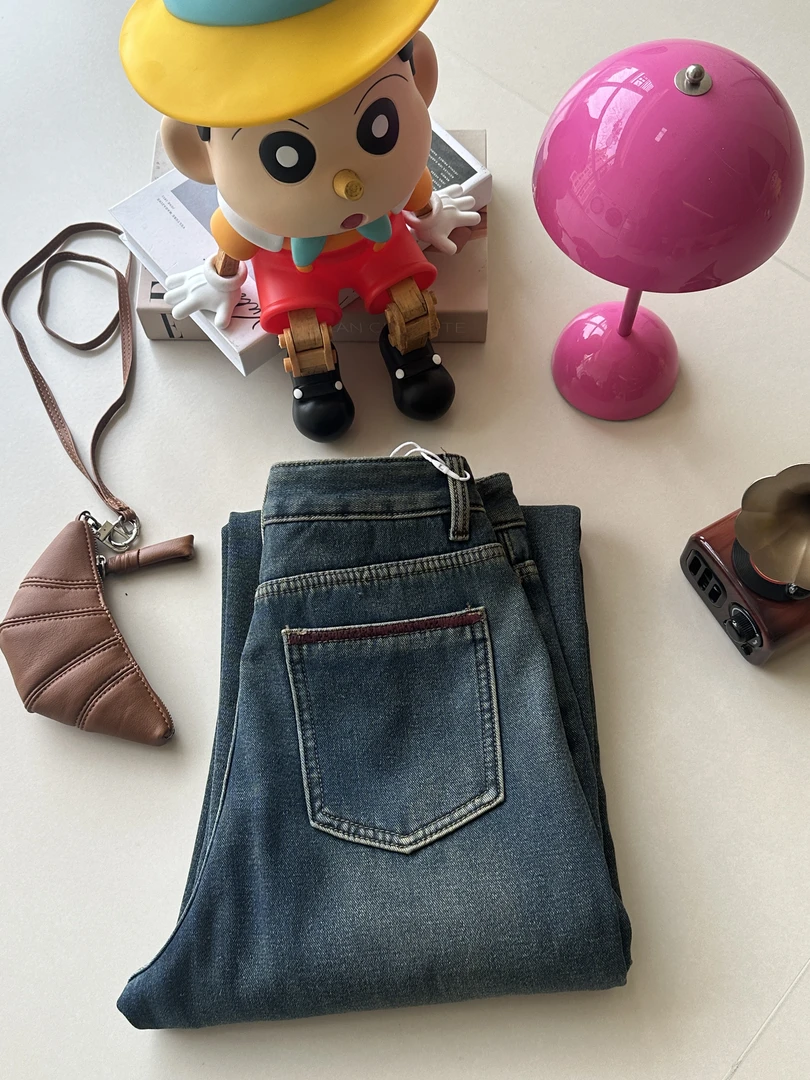 2025春款气质阔腿裤默认微暇个别刺绣不包邮 没有运费险