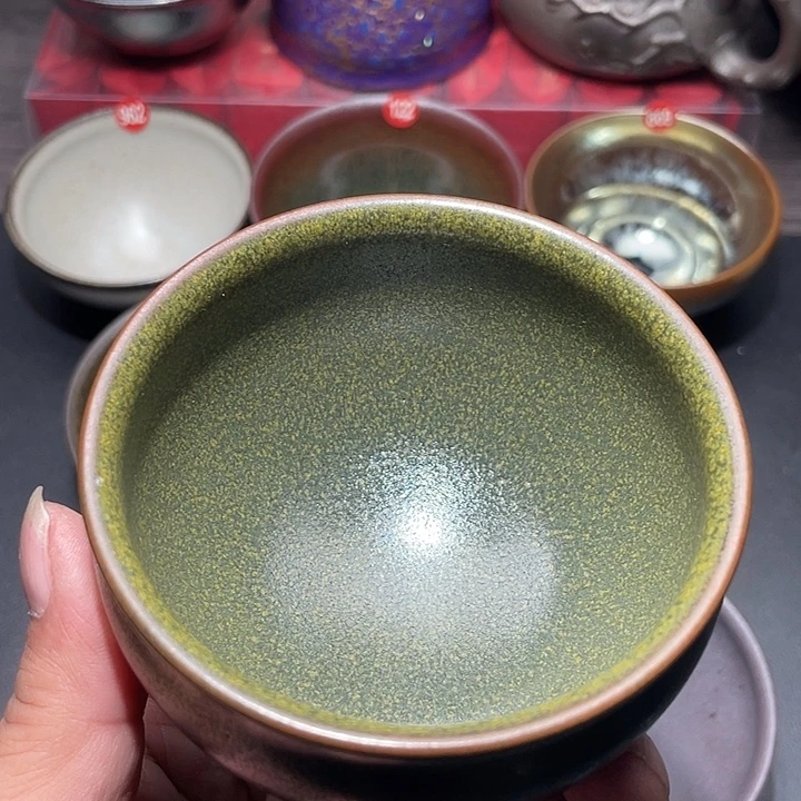 茶盏通天龙窑柴烧建盏主人杯