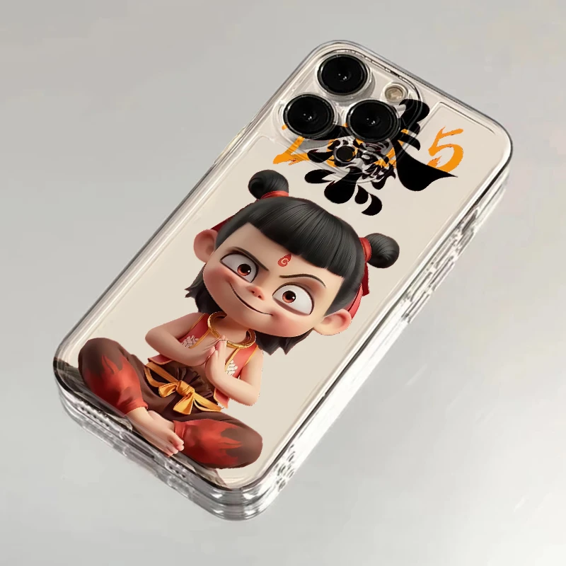 BANCA恭喜发财哪吒适用iPhone16/15手机壳苹果14华为vivo小米oppo