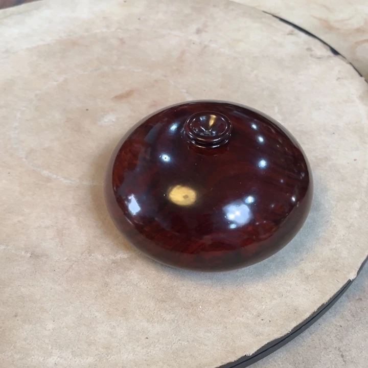 交趾黄檀（大红酸枝）时来运转手把件