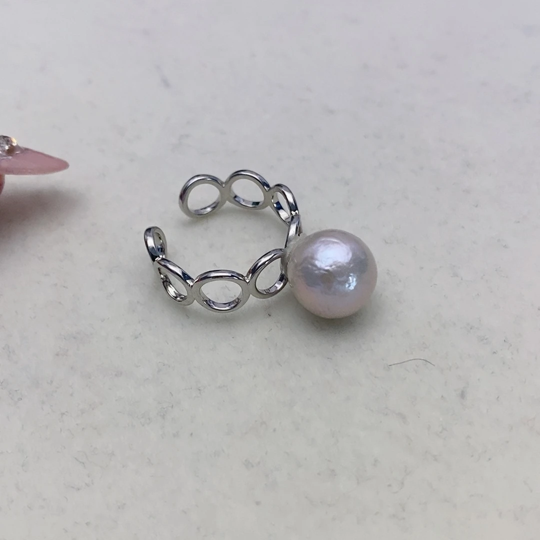 【闪购商品】淡水珍珠戒指合金45