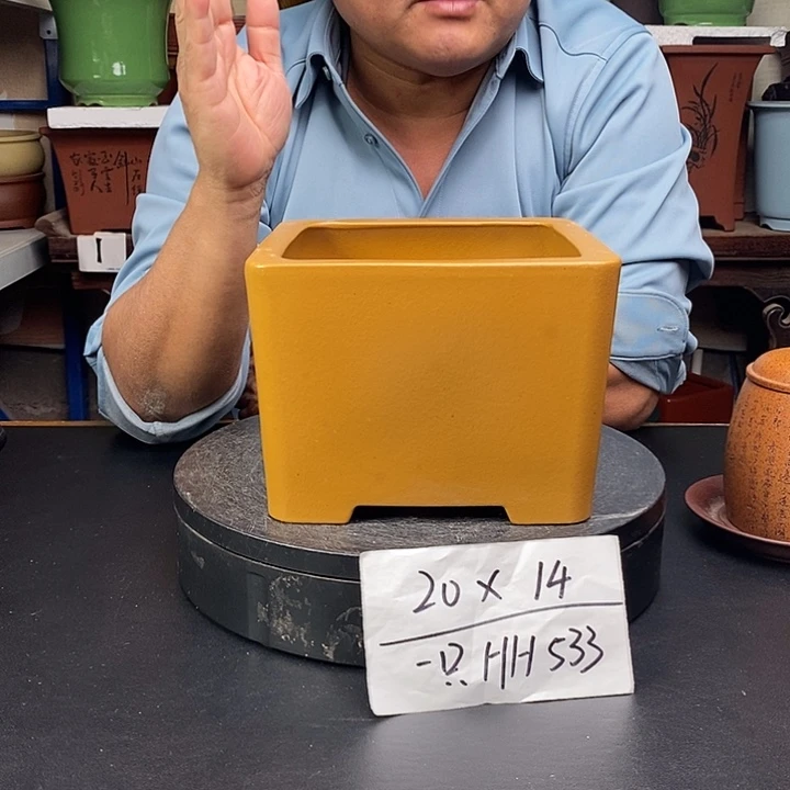 紫砂花盆货号一只HH533