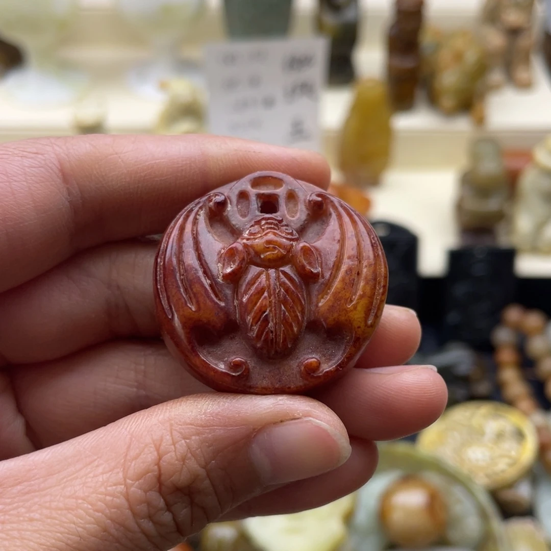 和田玉未镶嵌颈饰180