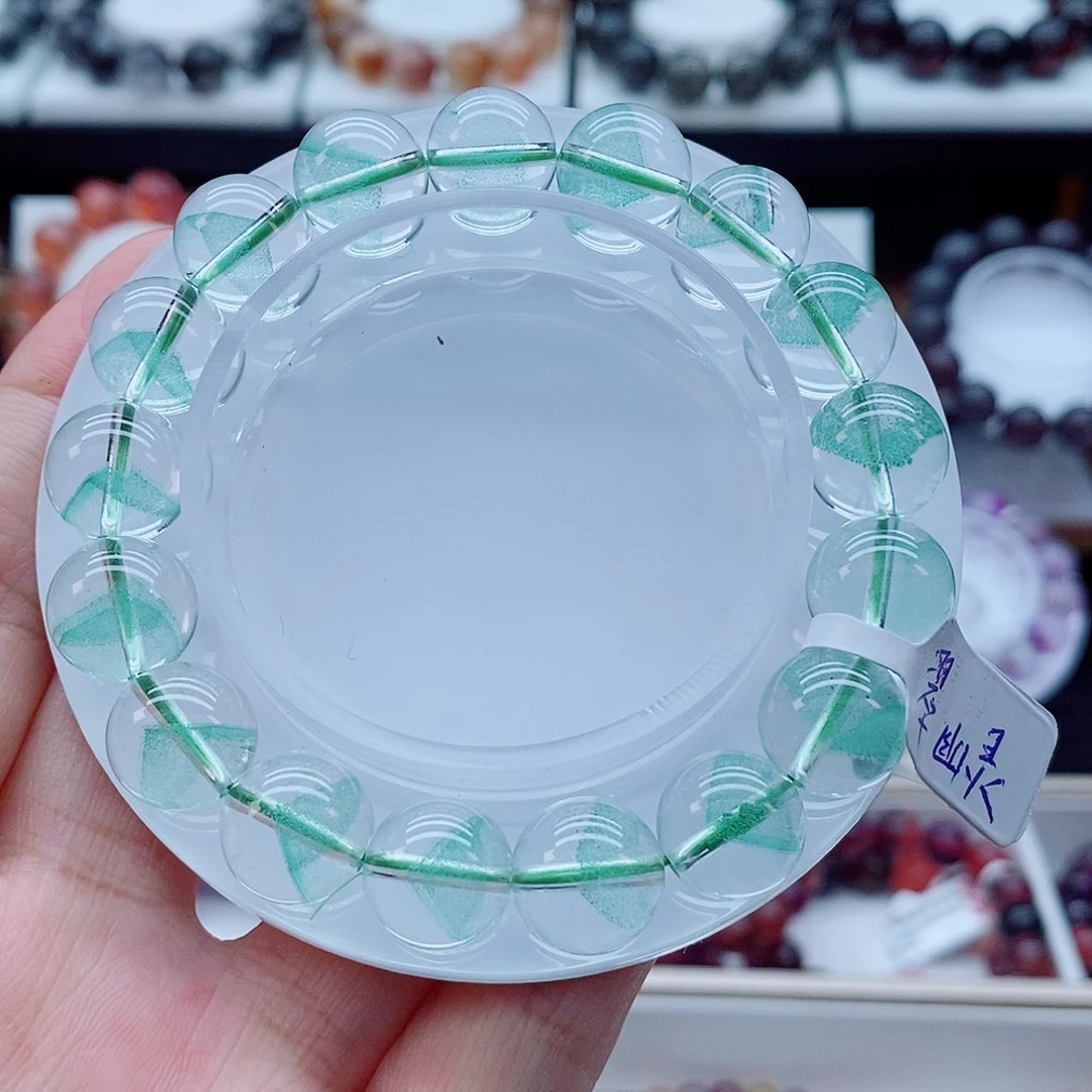 水晶手串未镶嵌k***a翠幽灵