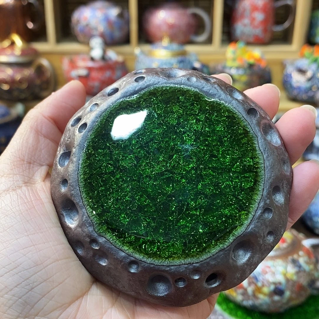 粗陶柴烧志野茶器