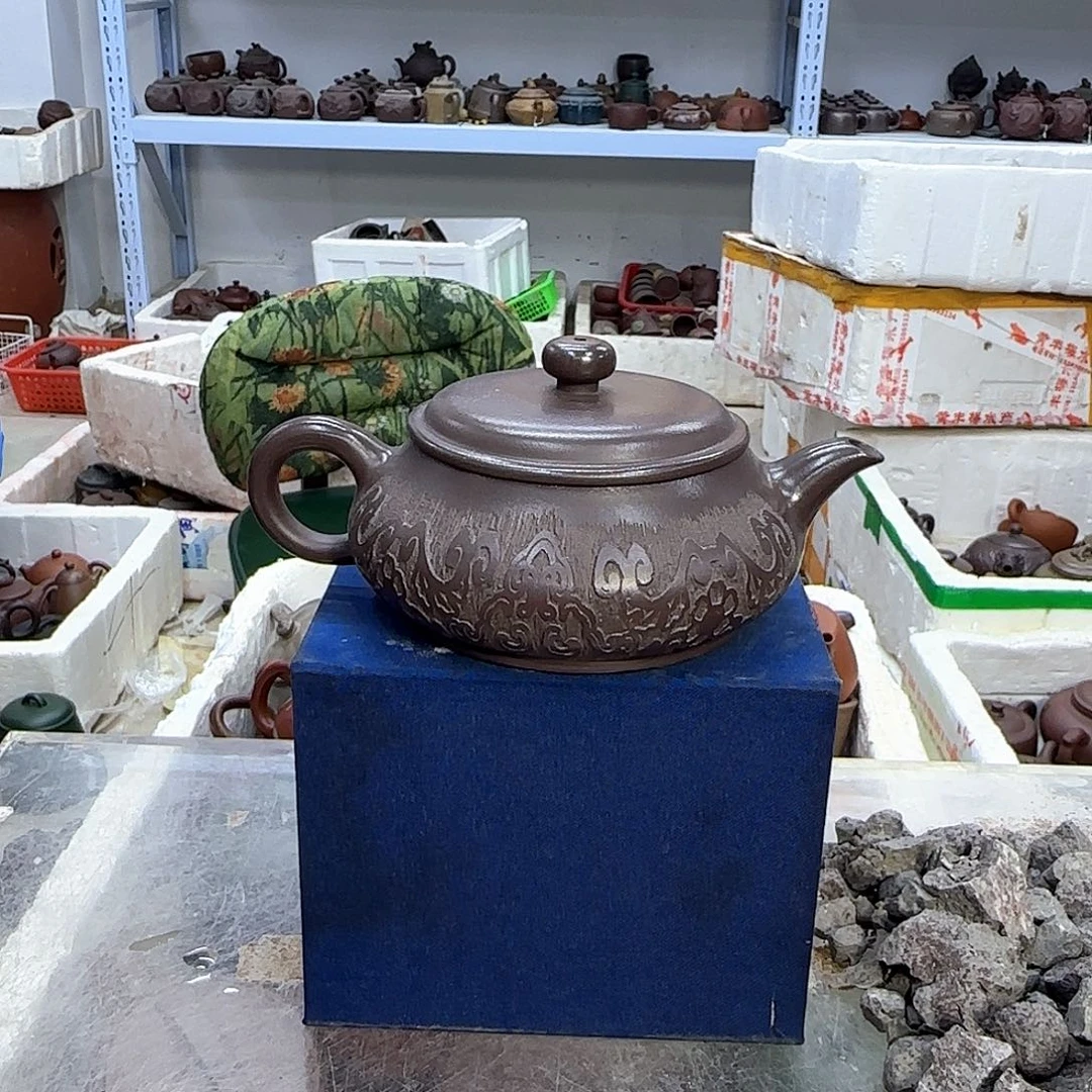 茶壶紫砂宜兴紫砂壶瑕疵