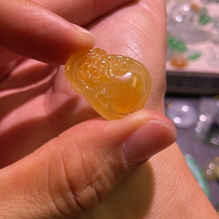 定制翡翠未镶嵌财神爷