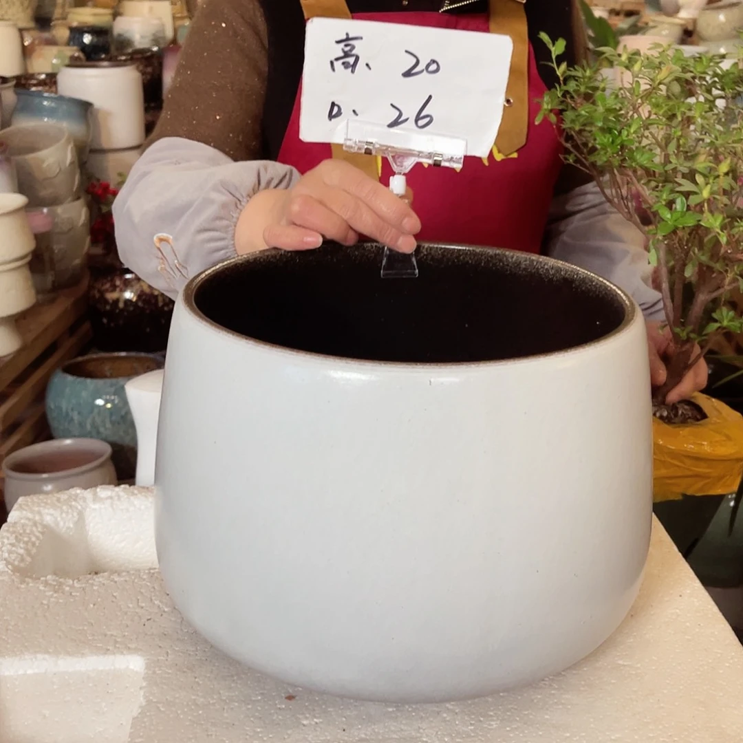 紫砂花盆高度20口径26