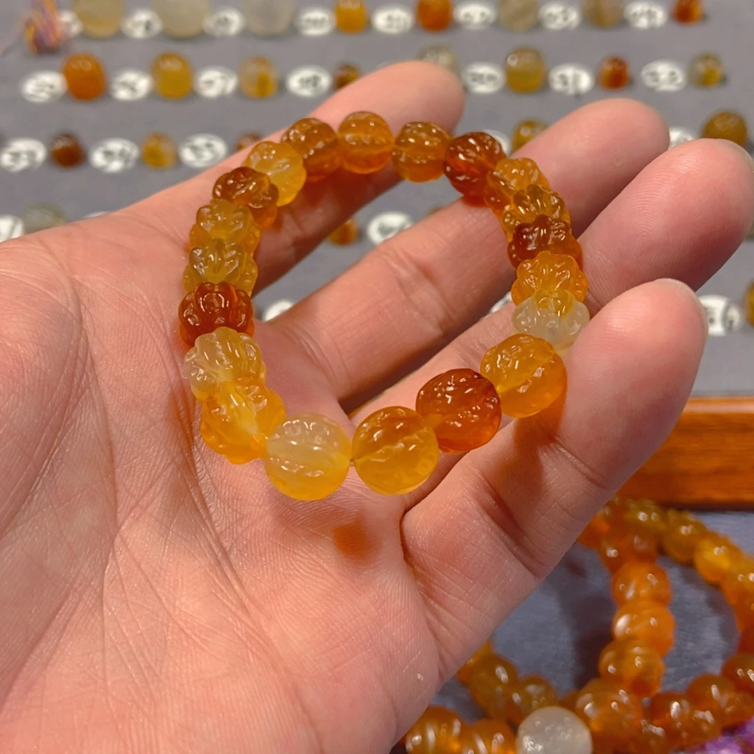 玛瑙/玉髓颈饰合金猛***薇串