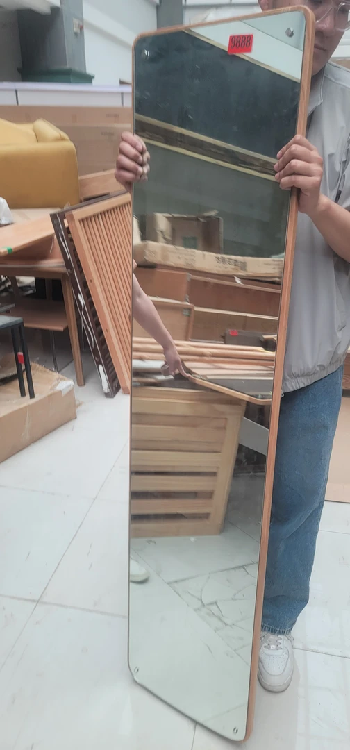 穿衣镜红橡 168×40  瑕疵无售后   9888一号仓199