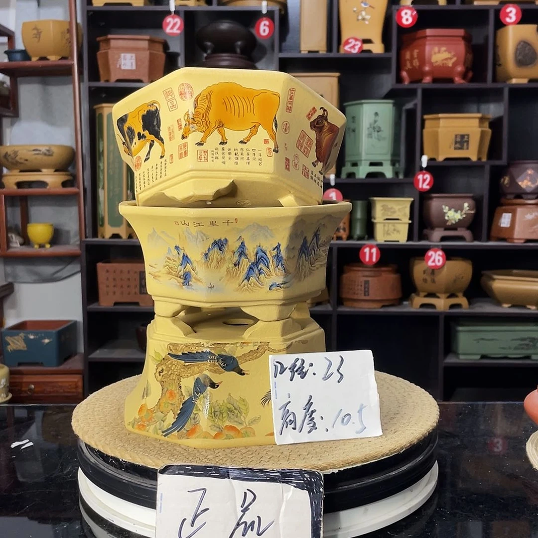 D-盆尚好紫砂花盆