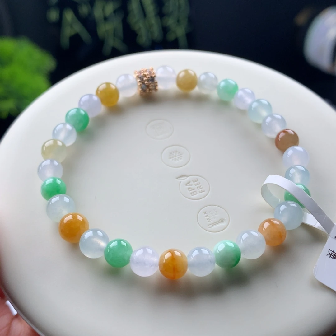 未镶嵌手链翡翠卡6