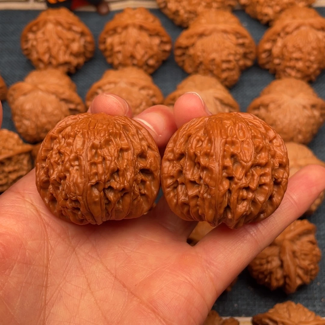 把件文玩核桃40全品山地正磨