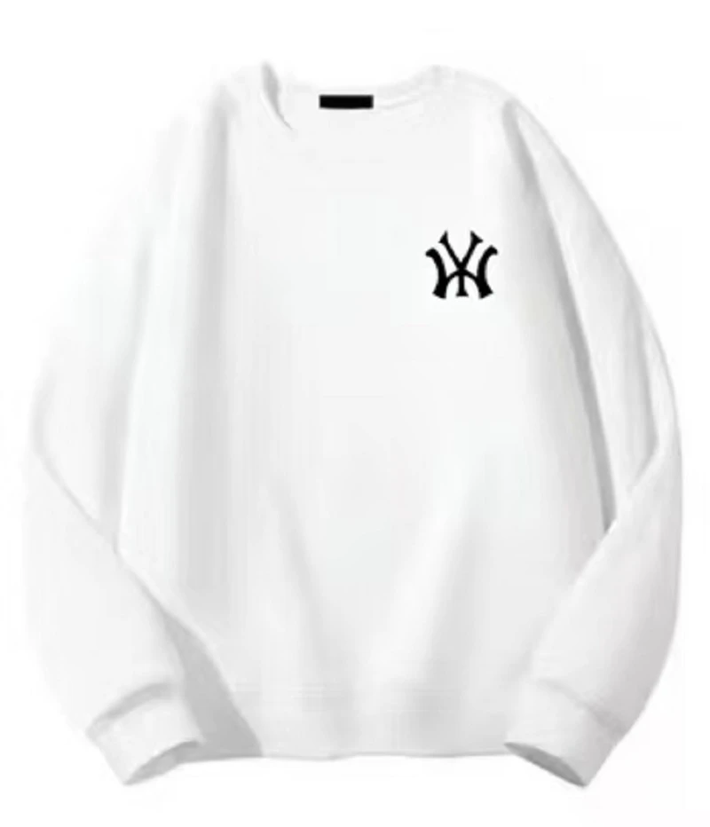 2025新款套头卫衣潮流百搭男女同款卫衣-加绒钢印NY