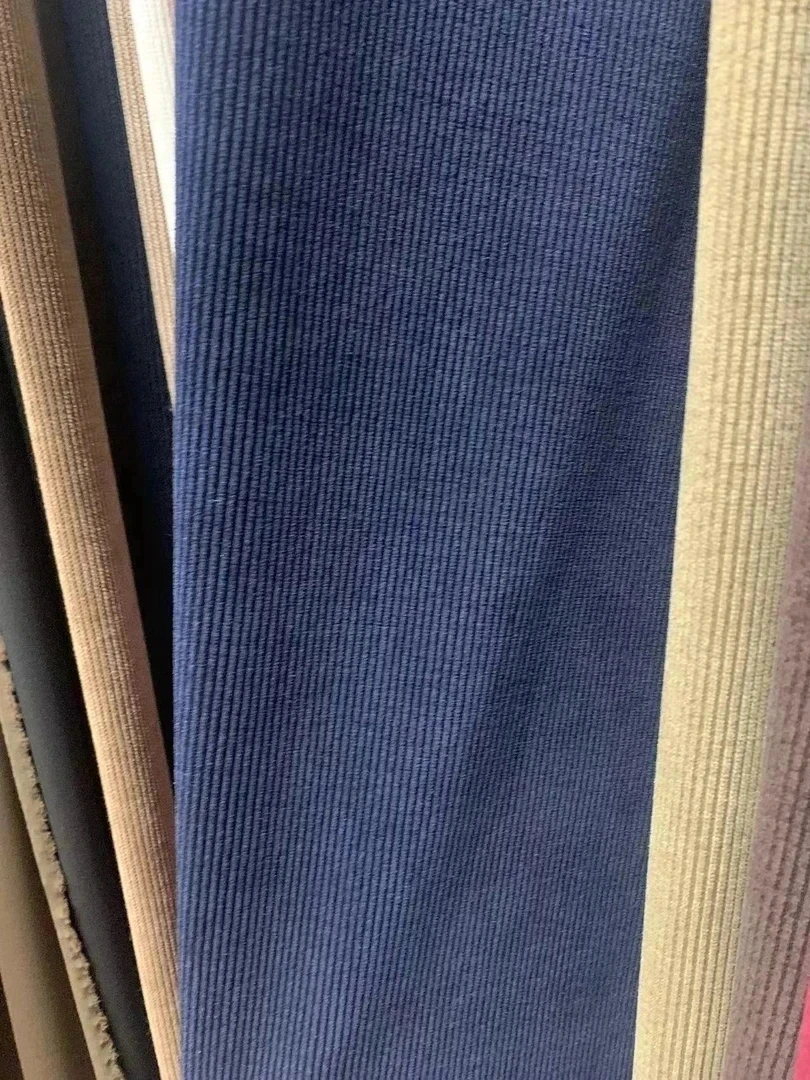 藏蓝  小经编加绒布料活动价