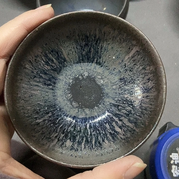 天***心茶盏148 建窑建盏微瑕