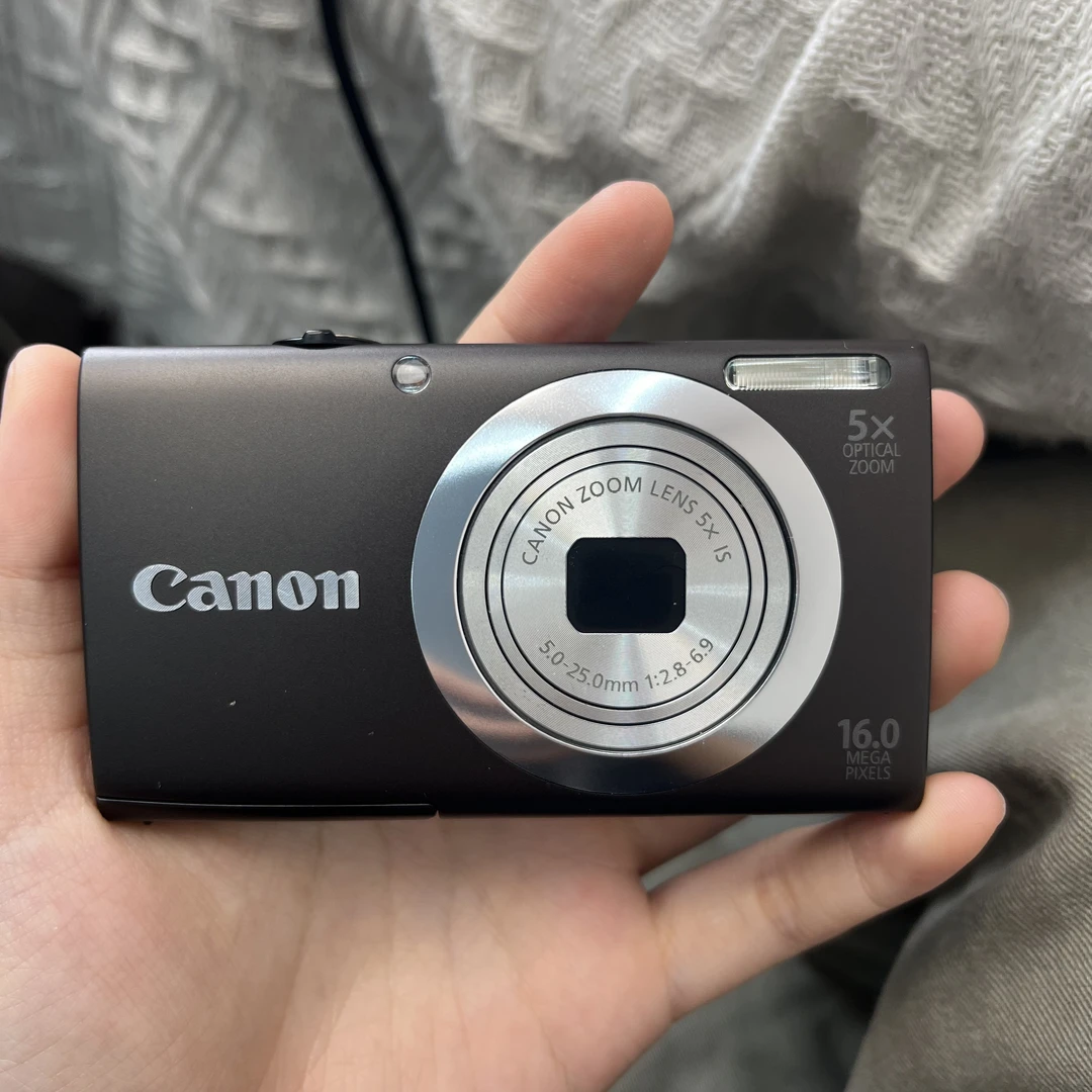 95新 Canon/佳能 a2400棕色原盒1600w像素5倍变焦ccd数码相机