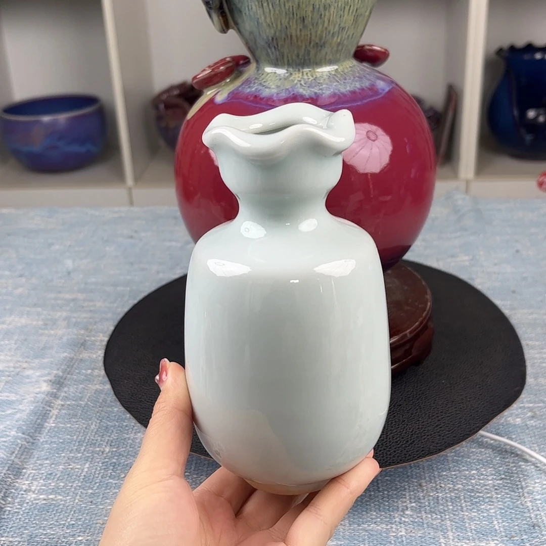 瓷片花器摆件精品