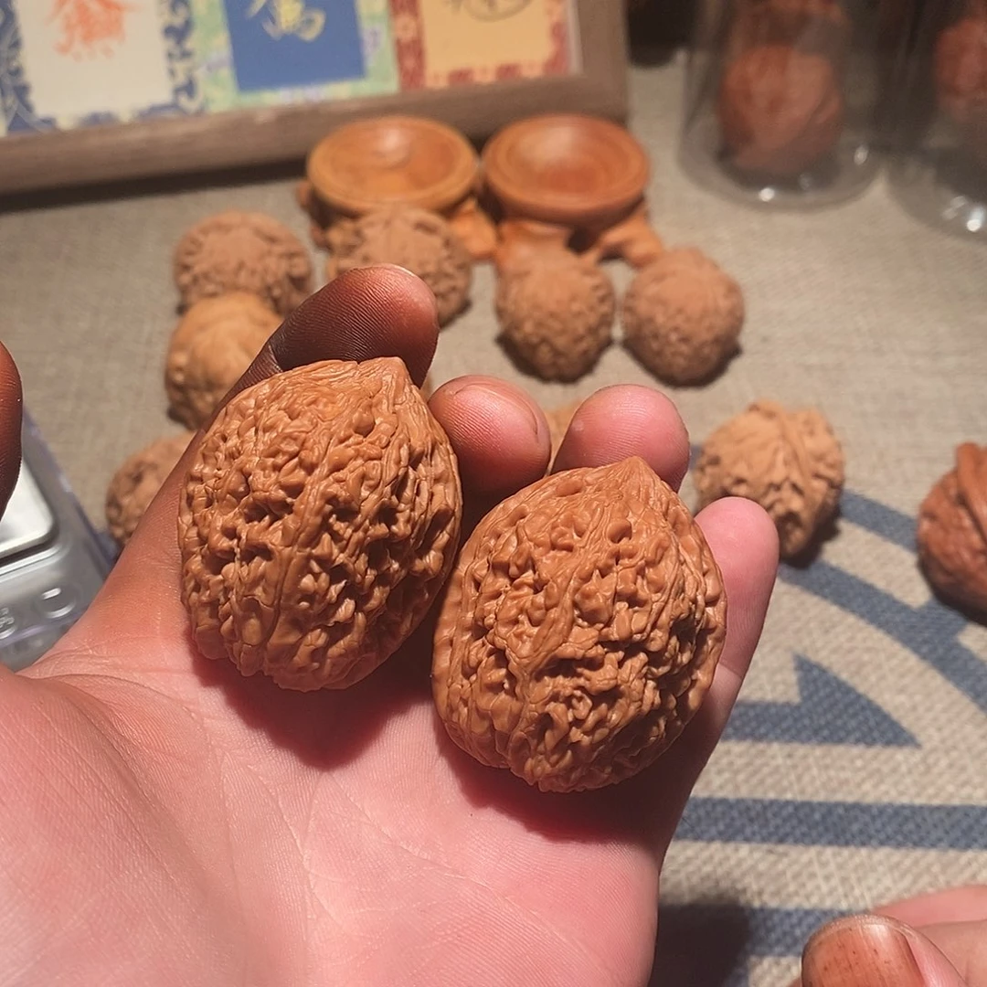 文玩核桃把件蒜头