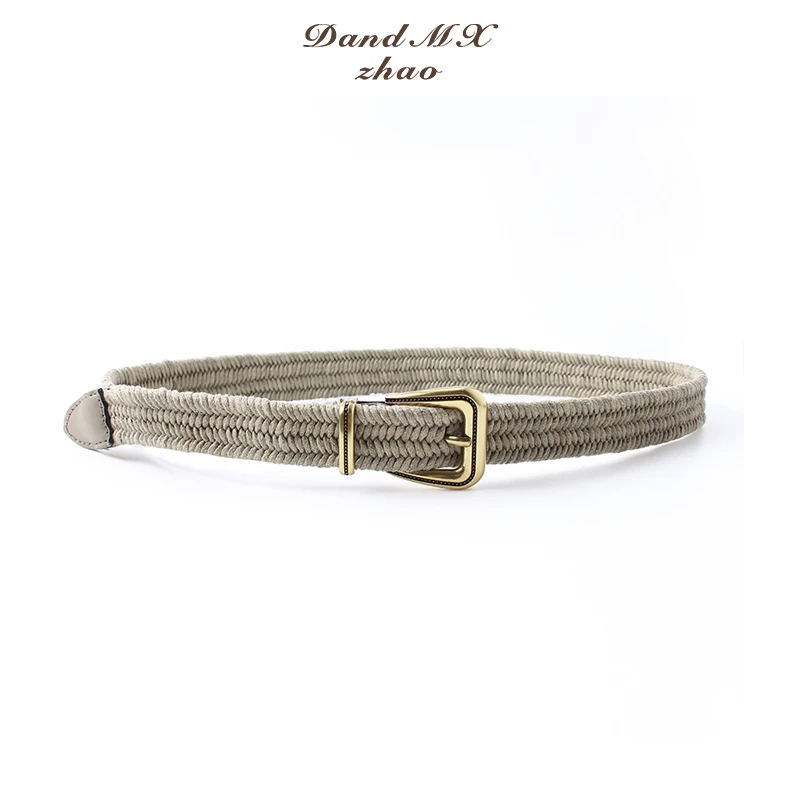 D&MX studio丨小众设计 编织弹力松紧气质腰带20250120