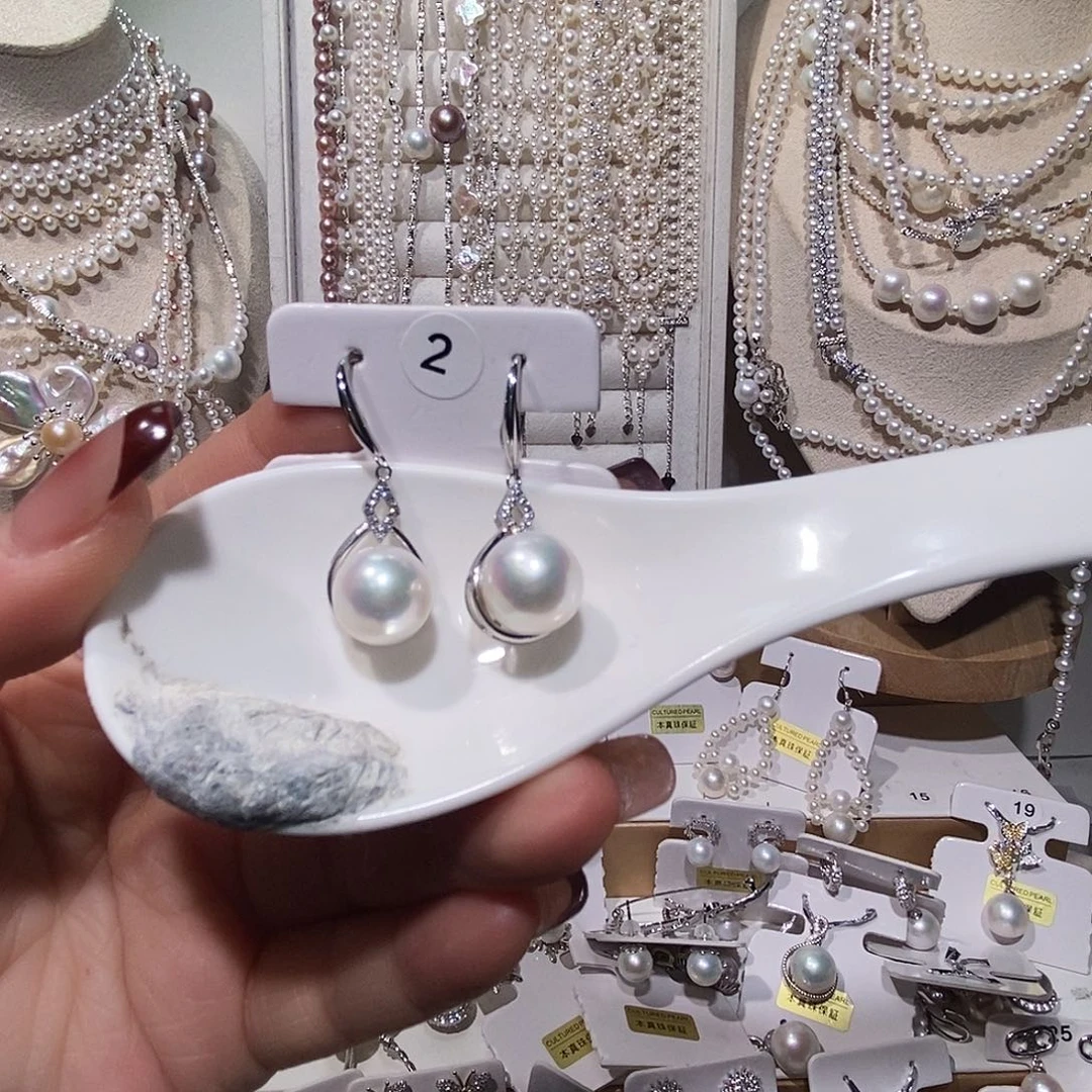 非金属925银纯银耳勾12+