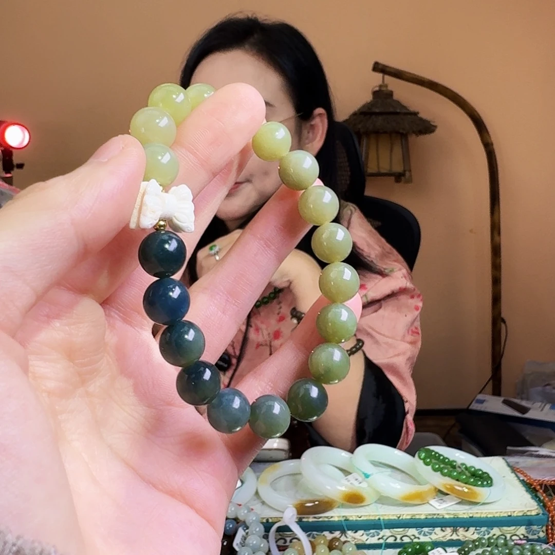 和田玉未镶嵌手链