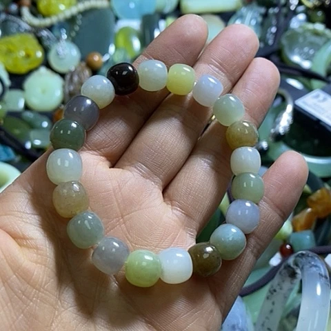 和田玉手链未镶嵌