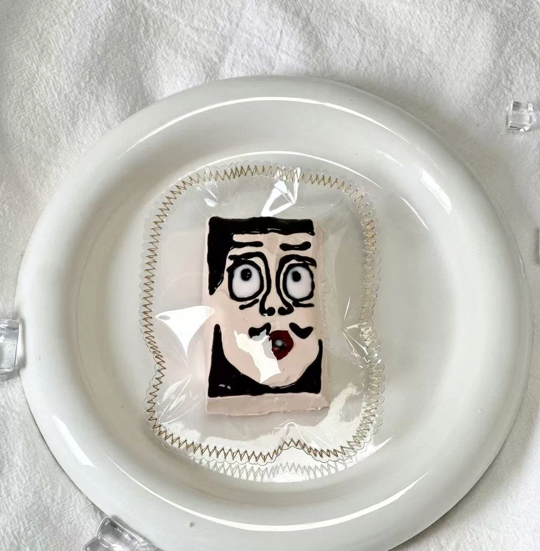 手绘方块系列纯手工食品级硅胶捏捏乐潮玩解压玩具