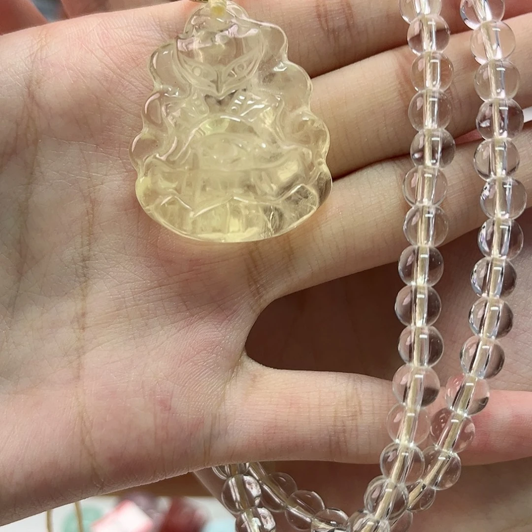 未镶嵌手链水晶黄水