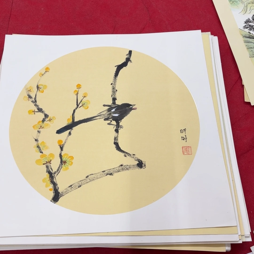 国画花鸟等多种鸟类和鸟类为