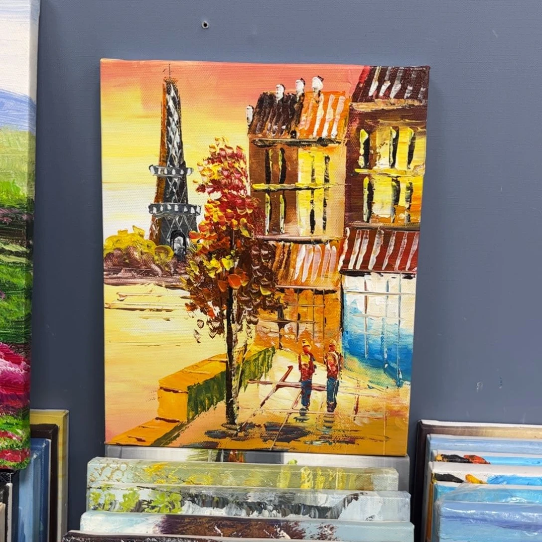 手工手绘精品油画20+25厘米