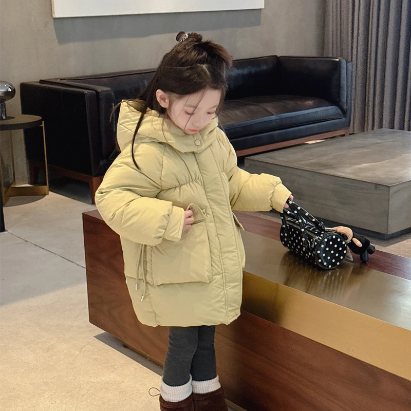 【素寒】WWLL定制童装2025新款女宝宝冬装女童加厚外套宝宝棉衣免洗