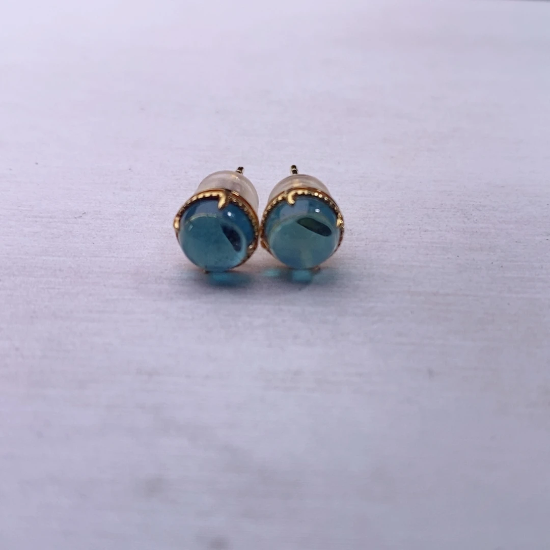 18K金镶嵌耳饰碧玺碧玺A耳饰