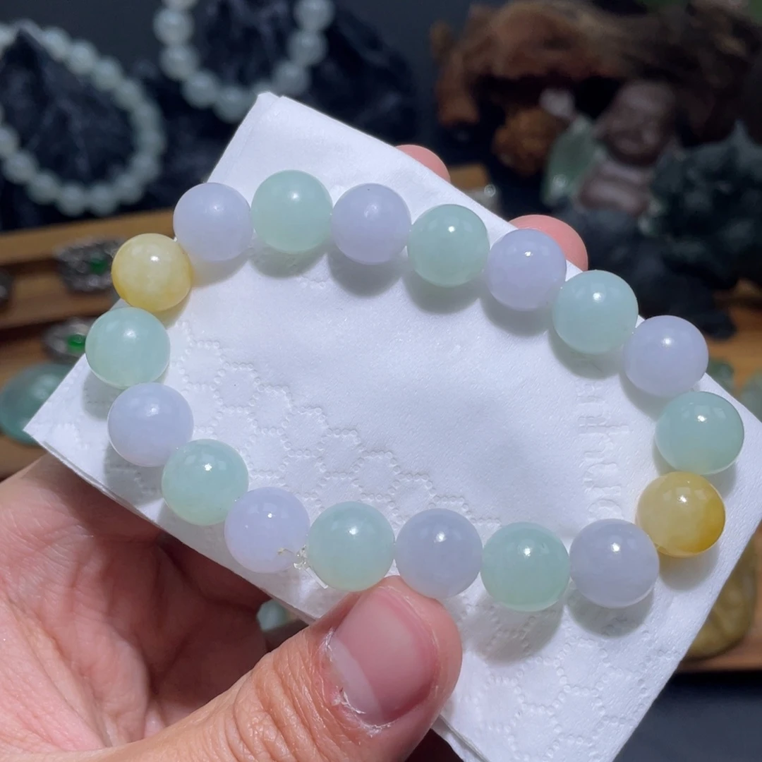 定制翡翠未镶嵌手串
