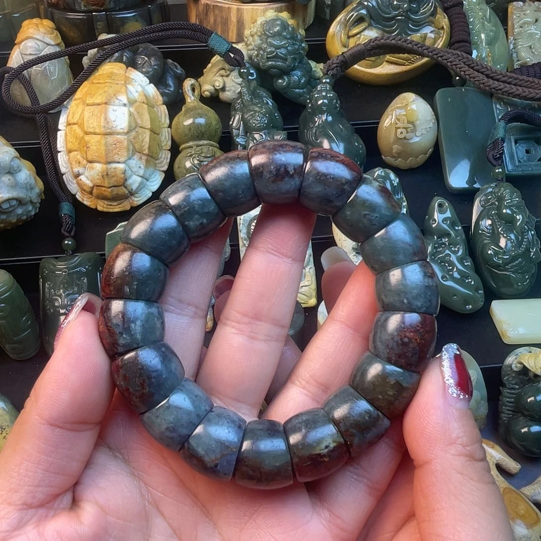 透闪石质玉未镶嵌手链