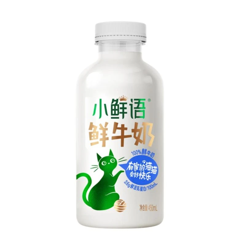 蒙牛小鲜语3.6全脂鲜牛奶450ml