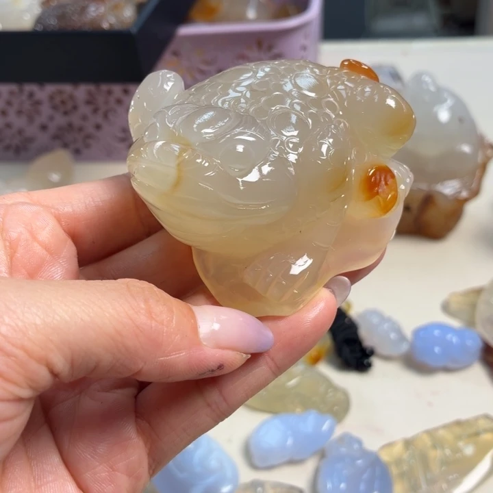 玛瑙/玉髓未镶嵌吊坠(不含链)