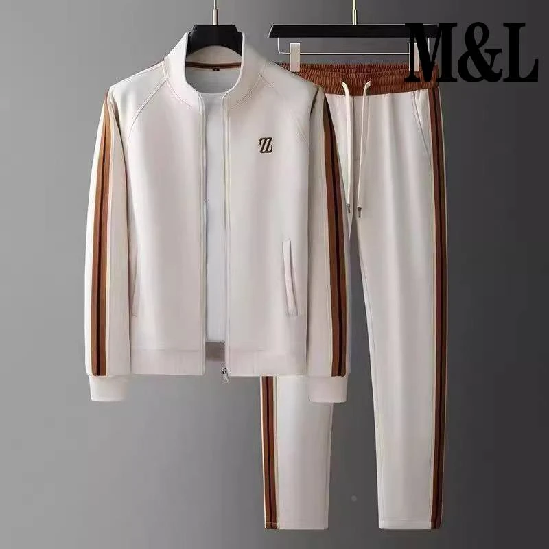 【澳门&专柜】男士秋新款立领休闲运动套装潮流时尚运动服宽松长