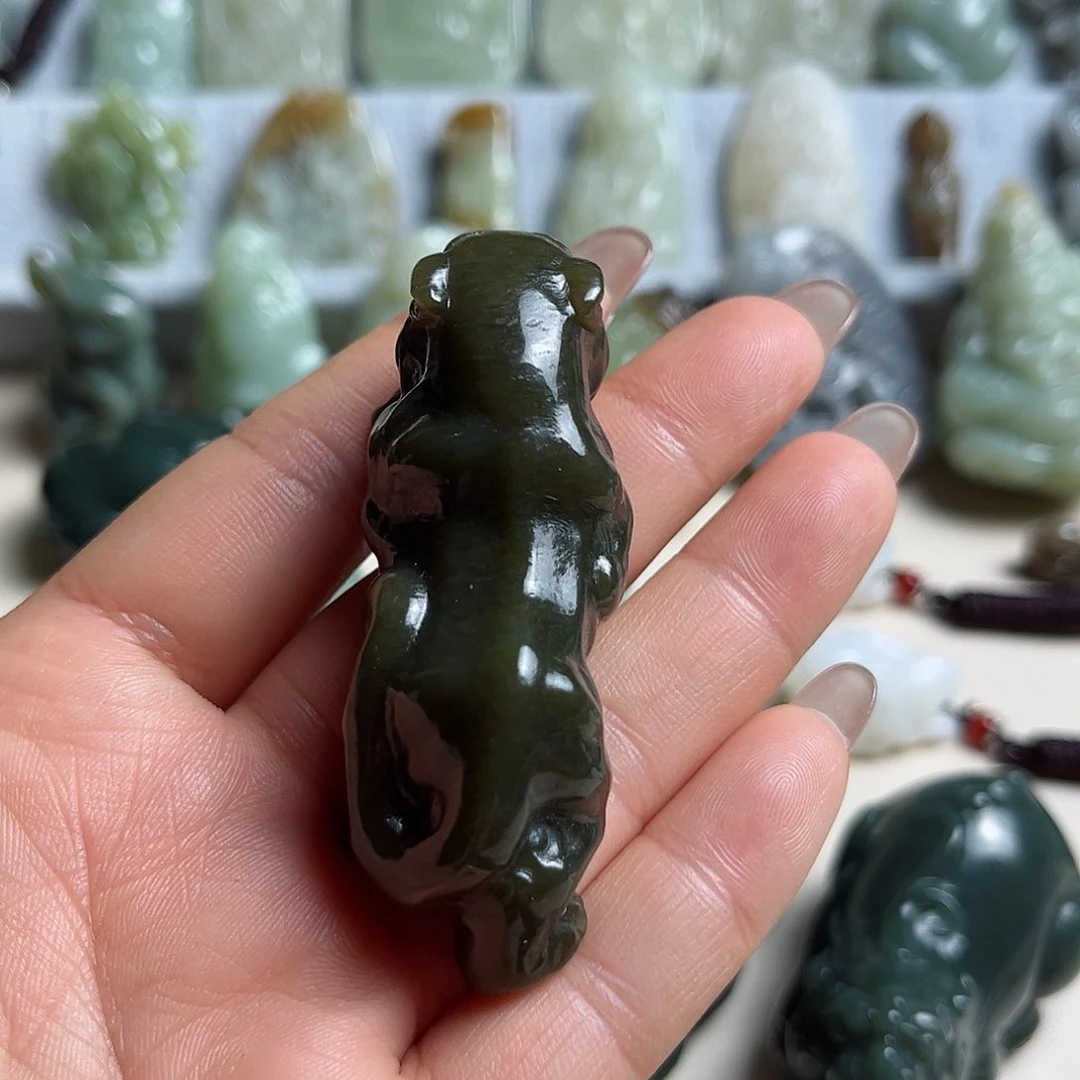 和田玉未镶嵌摆件